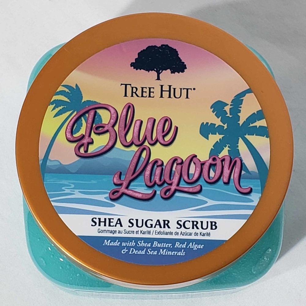 Tree Hut Blue Lagoon Shea Sugar Scrub Ultra Hydrating & Exfoliating 18 oz